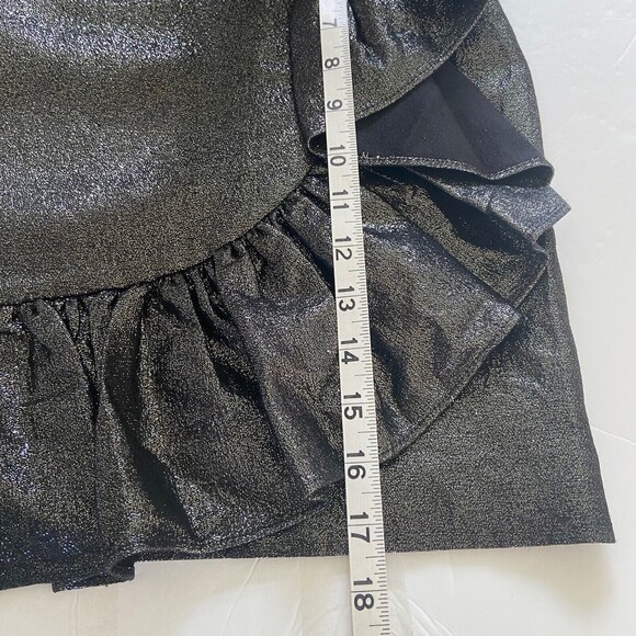 SANDRO Effie One Shoulder Ruffle Cocktail Party Dress Size 1 / US SMALL $495 - Picture 11 of 11